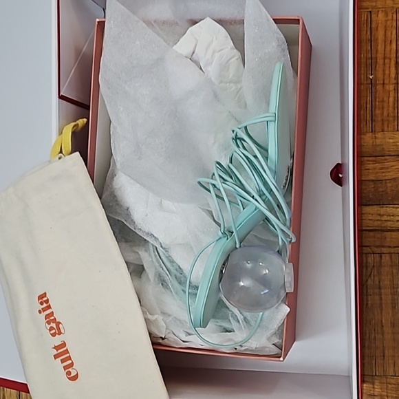 Cult gaia ankle tie leather sandals - Picture 6 of 6